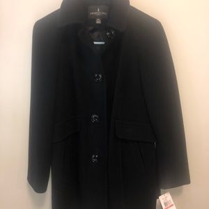 London Fog Long Wool Coat NBW